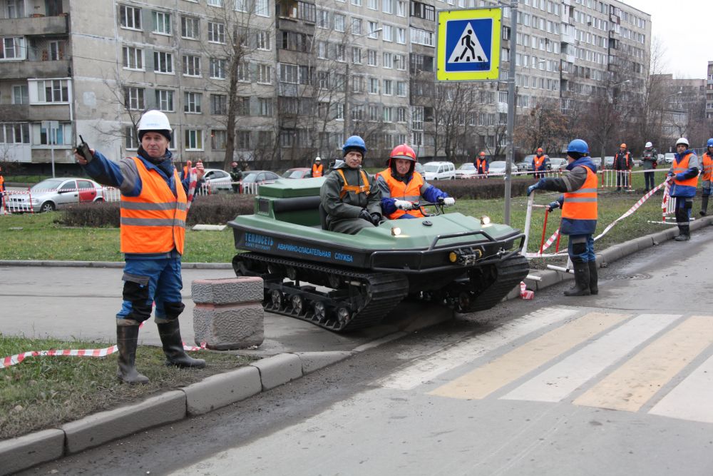 «Теплосеть Санкт-Петербурга» провела противоаварийную тренировку во Фрунзенском районе