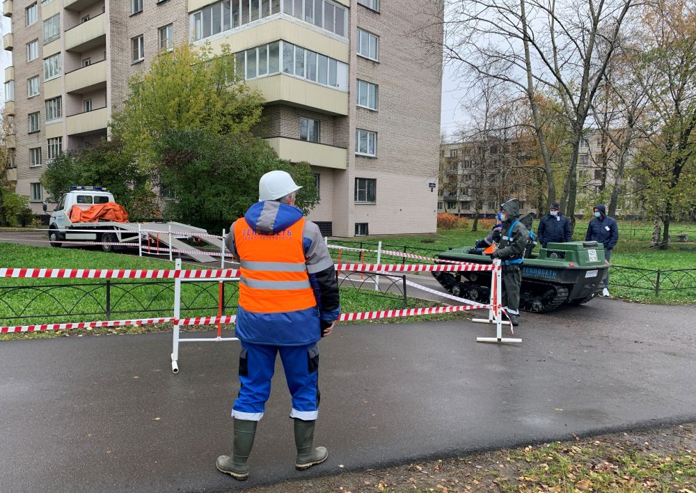 Специалисты АО «Теплосеть Санкт-Петербурга» провели противоаварийные учения в Московском районе 