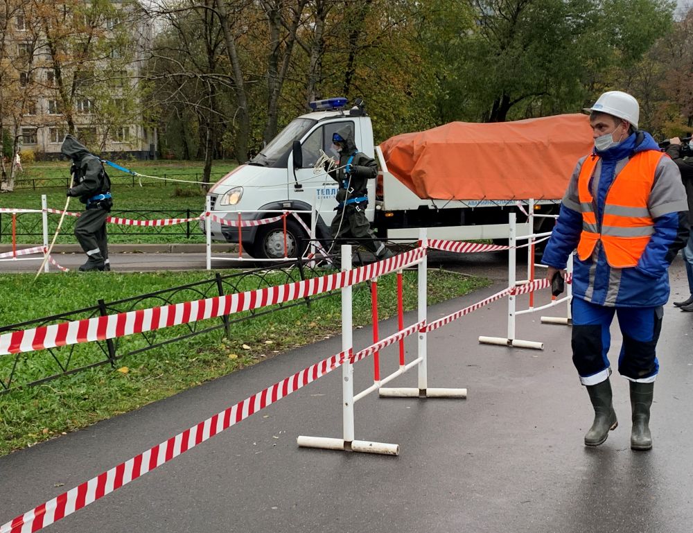 Специалисты АО «Теплосеть Санкт-Петербурга» провели противоаварийные учения в Московском районе 