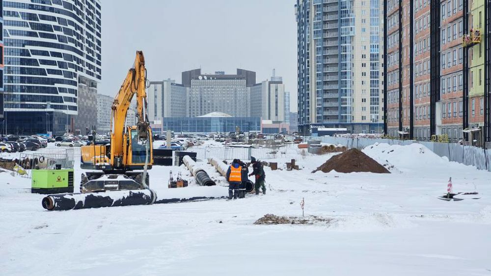 «Теплосеть Санкт-Петербурга» приступила к возведению новой сети на намывных территориях Васильевского острова